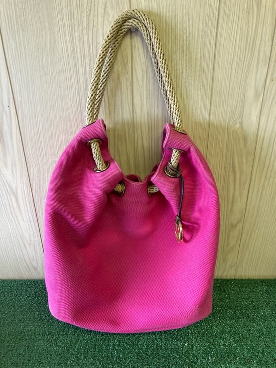 Michael Kors Handbags - Michael Kors Marina Pink Canvas Large Tote Bag (OKPM-04-060)